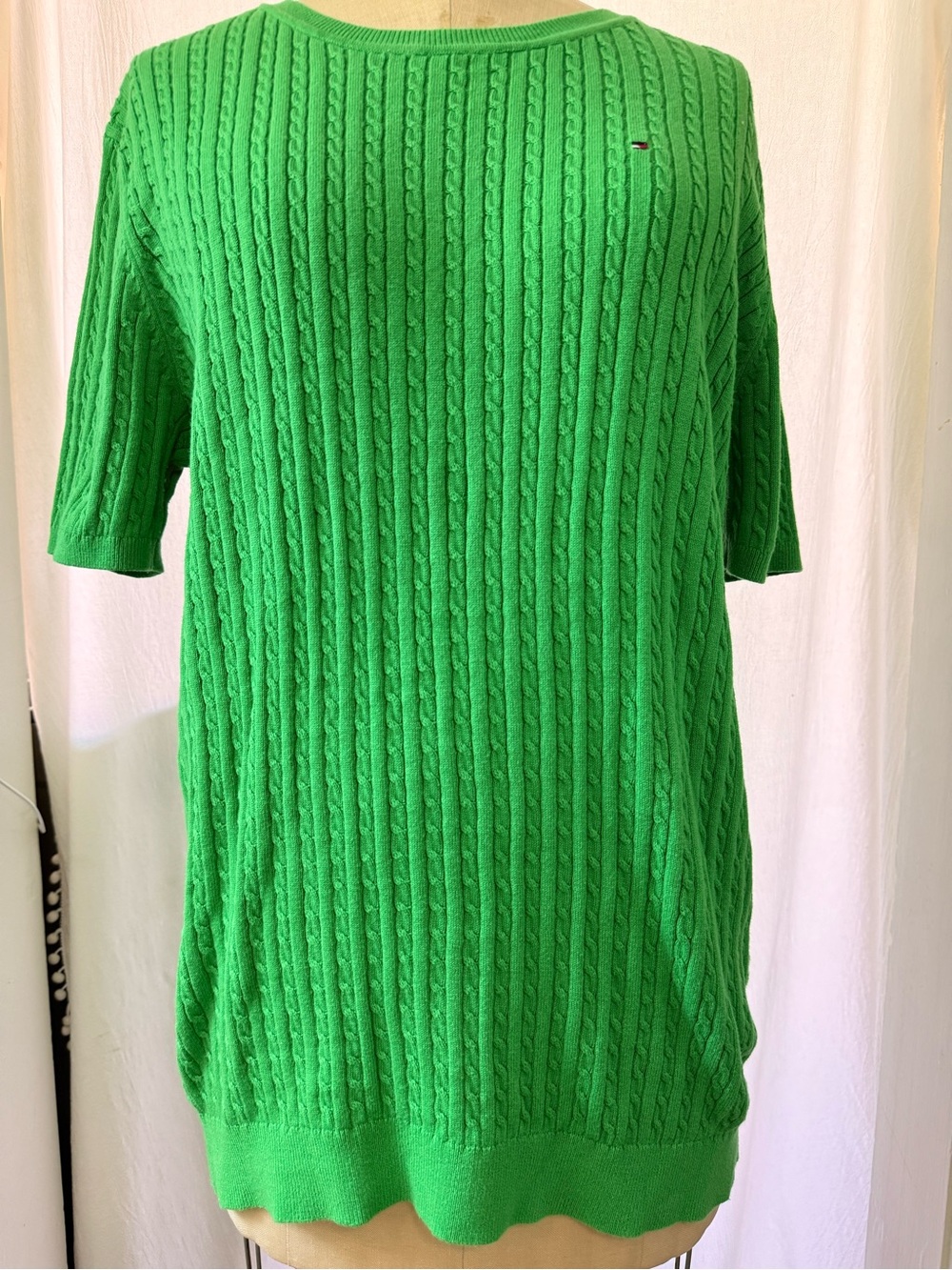 Tommy Hilfiger, Mini Cable Cotton Sweater, sz L